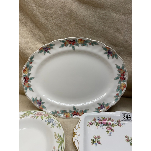 344 - Box of Royal Doulton Sudbury Pattern Tableware