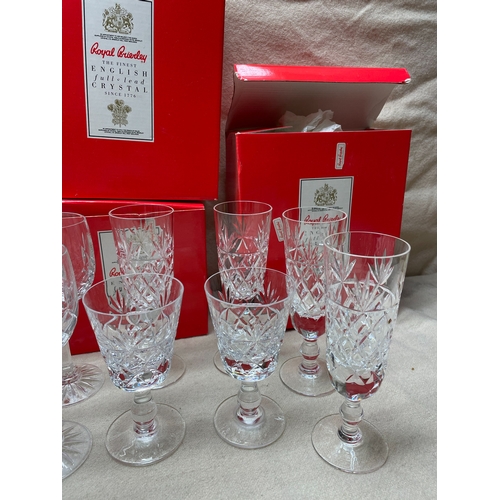 355 - Collection of Mint & Boxed Royal Brierley Crystal