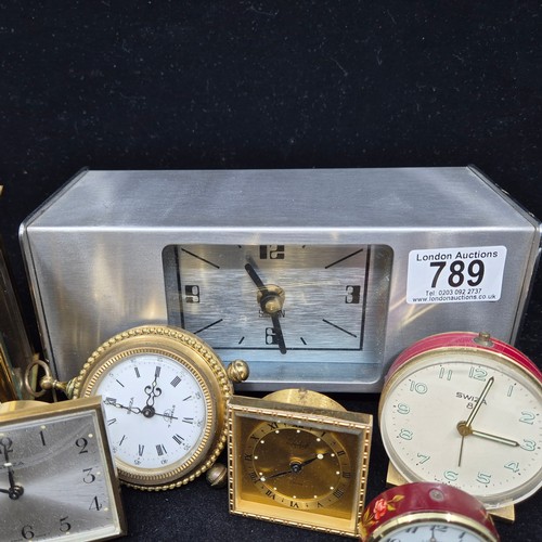 789 - Collection of Clocks to include Imhof, Swiza and others (7)