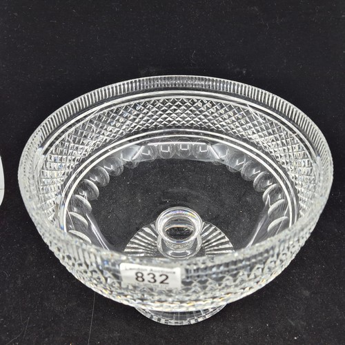 832 - Waterford Crystal 28cm Centrepiece Pedestal Bowl