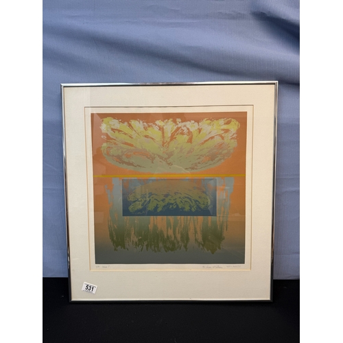 531 - Ruan. McWilliam, a 1970s Pencil Signed Lithograph Titled Where?  Numbered 11/13 with Original Heals ... 