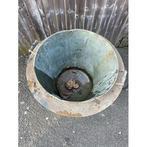 581A - Unusual Large Antique Trough/Bucket-Ideal Planter, Possible Links to the Kent Hops Industry