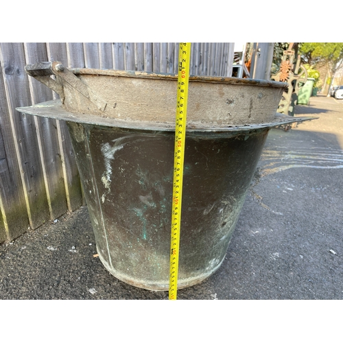 581A - Unusual Large Antique Trough/Bucket-Ideal Planter, Possible Links to the Kent Hops Industry