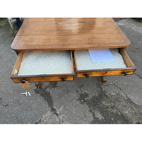 636A - 19th Century Mahogany Writing Table