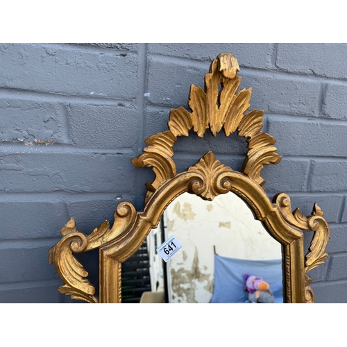 641 - Vintage Rococo Style Mirror