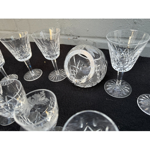 690A - A Good Lot of Waterford Crystal Glasses