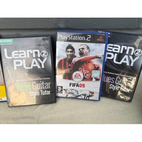 838 - A Large Retro Gaming Lot including PS1/PS2 Games and Accessories plus a large quantity of empty case... 