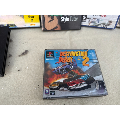 838 - A Large Retro Gaming Lot including PS1/PS2 Games and Accessories plus a large quantity of empty case... 