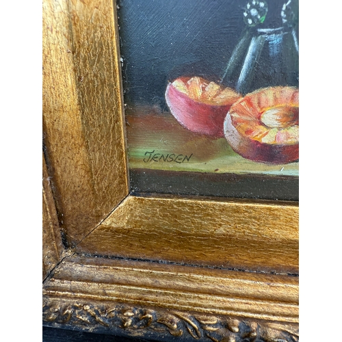 894 - Carvers and Gilders Still Life Scene, Framed 36cm x 31cm together with another in matching frame