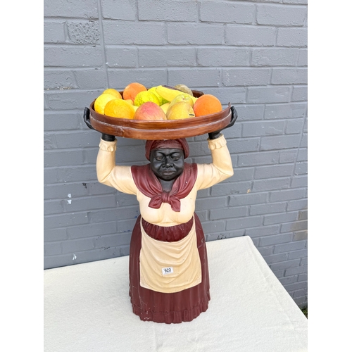 922 - Standing Fruit Bowl Statue