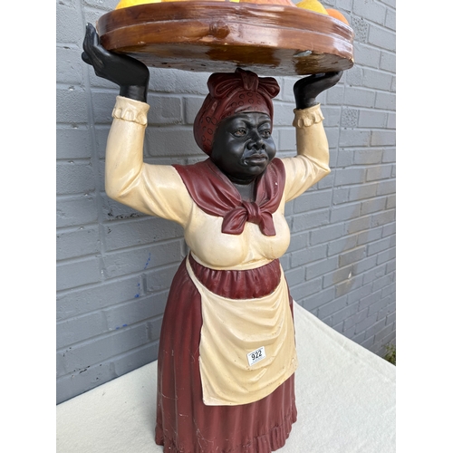 922 - Standing Fruit Bowl Statue