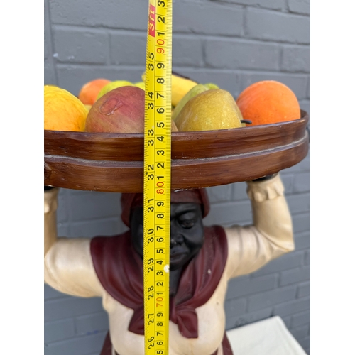 922 - Standing Fruit Bowl Statue