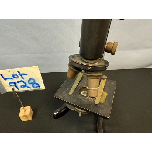 928 - Vintage W Watson & Sons Kima Microscope