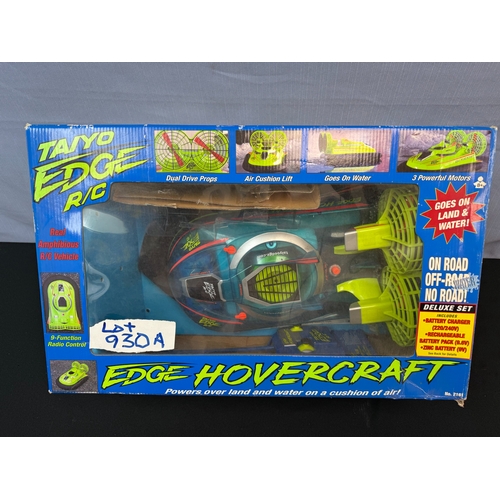 930A - Taiyo Edge Radio Controlled Hovercraft-Boxed Unused