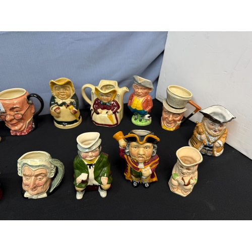 931 - Large Group of Character Jugs and Other Ceramics including Novelty Ashtray etc