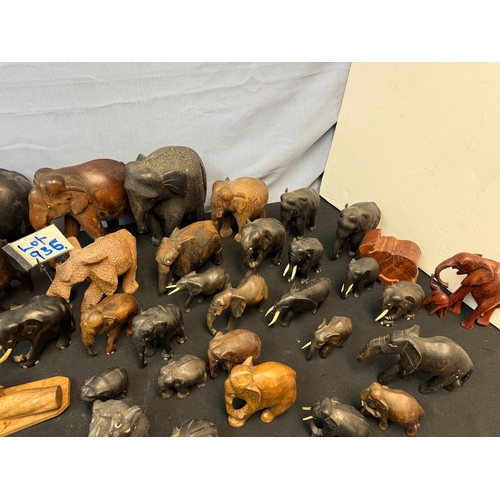 936 - A Large Lot of Elephant Figures