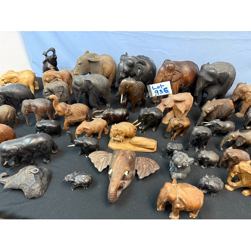 936 - A Large Lot of Elephant Figures