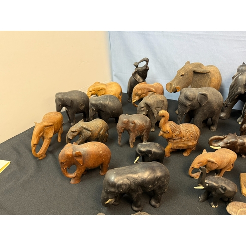 936 - A Large Lot of Elephant Figures