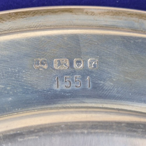 799 - Solid Silver Plate by William Comyns & Sons Commemorating the Silver Wedding of Queen Elizabeth II &... 