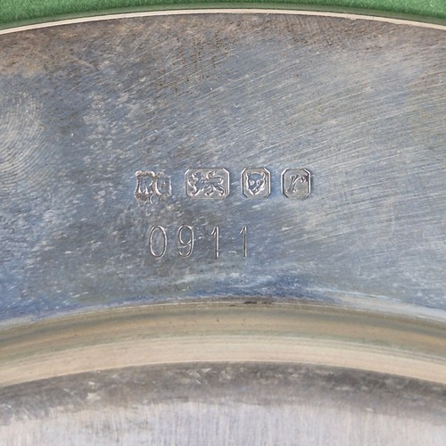 799A - Solid Silver Plate by William Comyns & Sons Commemorating Brigadier Gerald Marked London c1972 appro... 