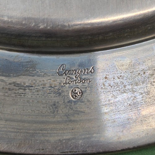 799A - Solid Silver Plate by William Comyns & Sons Commemorating Brigadier Gerald Marked London c1972 appro... 