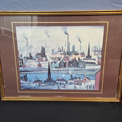 728 - Two Framed Prints after L.S. Lowry c.1970s