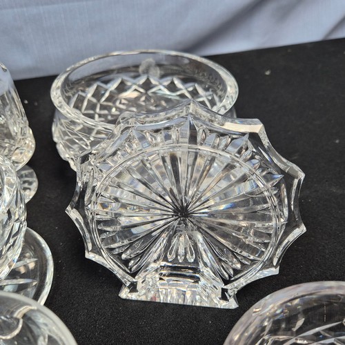 808 - Good Lot of Waterford Crystal to include mint and boxed set of Lismore Sherry Glasses (15 pieces)