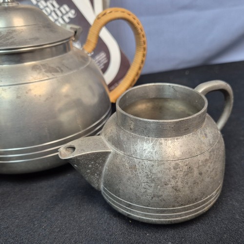 818 - Vintage Selangor Pewter Tea Set etc.