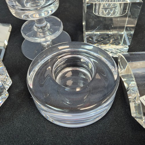 817 - Lot of Good Quality Crystal Candle Holders