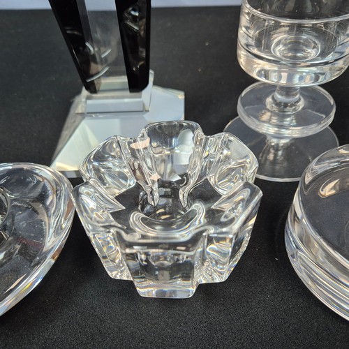 817 - Lot of Good Quality Crystal Candle Holders