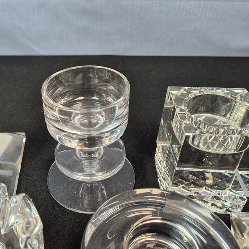 817 - Lot of Good Quality Crystal Candle Holders