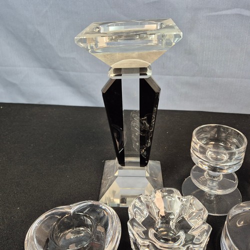 817 - Lot of Good Quality Crystal Candle Holders