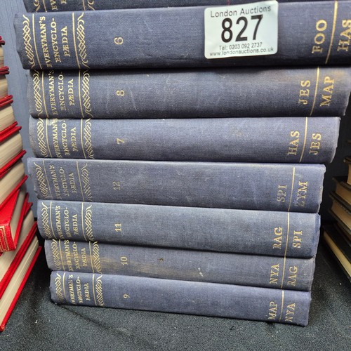 827 - A Good Collection of Vintage & Antique Books