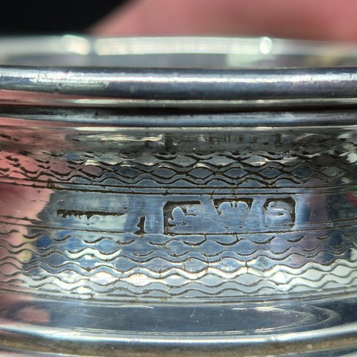 886 - Quantity of Hallmarked Silver Items incl. Brush, Napkin Rings, Milk Jug, Four Open Salts etc (Weight... 