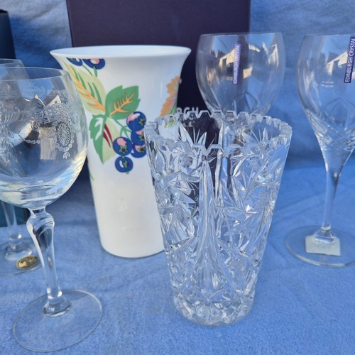 726 - Mixed Lot to include Crystal Glassware by Edinburgh Crystal and others together with Two Pieces of R... 