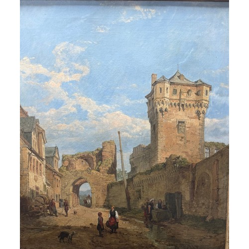 362A - François-Antoine Bossuet Koblenz (Belgian 1798-1889) A Framed oil on Canvas 