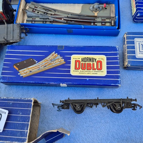 739 - Collection of Hornby Dublo and similar OO Gauge Trains & Track together with a Meccano Power Control... 