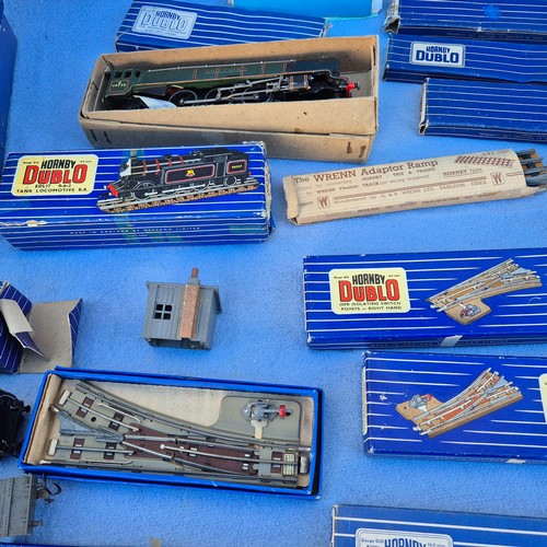 739 - Collection of Hornby Dublo and similar OO Gauge Trains & Track together with a Meccano Power Control... 