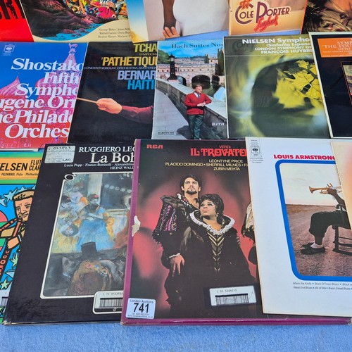 741 - Lot of Vinyl Records to include Classical, Vocal Jazz, Soundtrack Albums and others