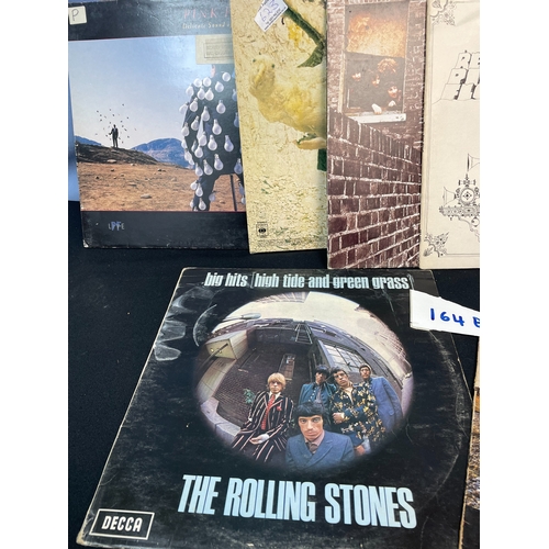 164B - Lot of Vinyl Records to include Fleetwood Mac, Pink Floyd, The Who and The Rolling Stones