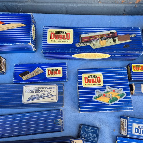 740 - Large Collection of Hornby Dublo and some Tri Ang OO Gauge Trains, Track and Scenery. Mostly Mint an... 