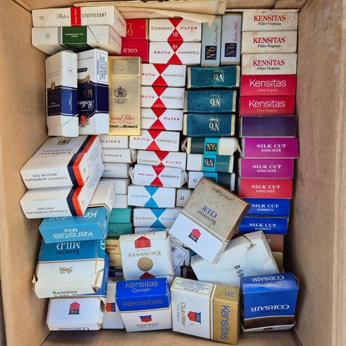 781 - Very Large Collection of Vintage Cigarette Boxes & Packaging