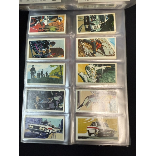 396B - Four Leather Collectors Card Albums containing Approx 50 Complete Sets of Brooke Bonds Tea Cards inc... 