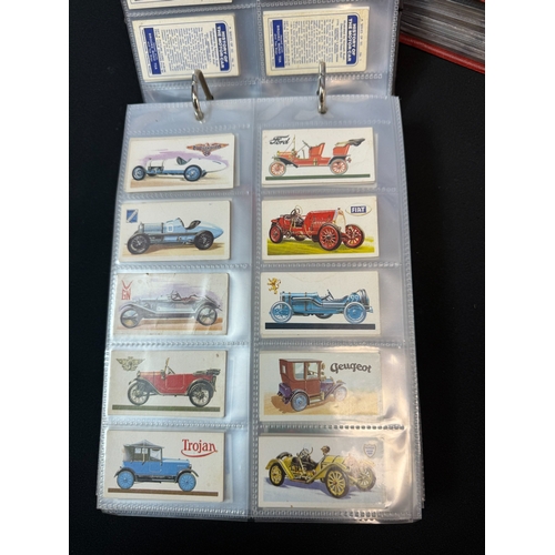 396B - Four Leather Collectors Card Albums containing Approx 50 Complete Sets of Brooke Bonds Tea Cards inc... 