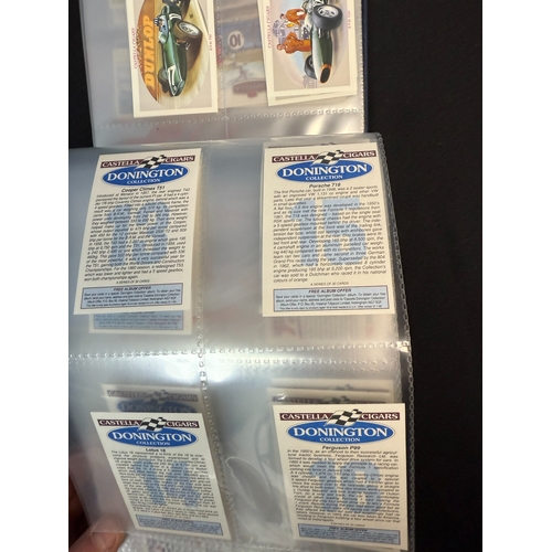 396C - An Album Containing Various Car Themed Collectors Cards, approx 12 Complete Sets including Biscuit C... 