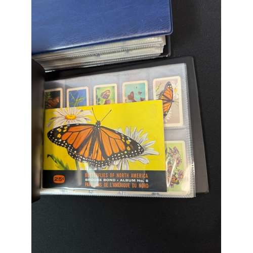 396D - Two Albums containing Brooke Bond Tea Card Complete Sets- Wildlife Themed, mostly some including Alb... 