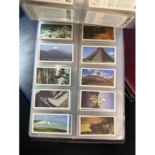 396E - Three Albums Containing Various Complete Brooke Bond Tea Card Sets including Space Themed Cards . Ap... 