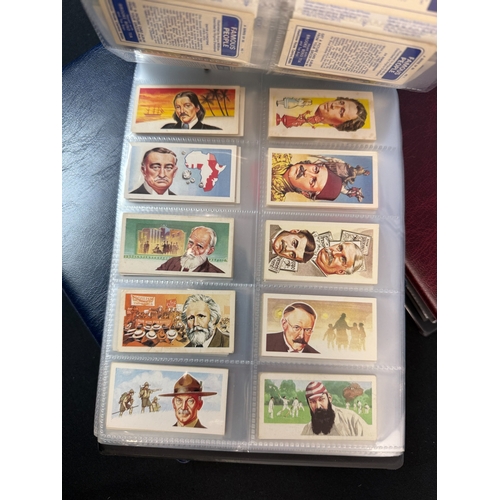 396E - Three Albums Containing Various Complete Brooke Bond Tea Card Sets including Space Themed Cards . Ap... 