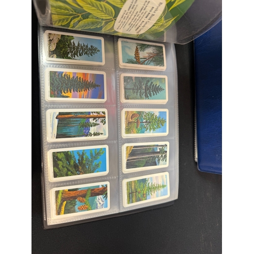 396E - Three Albums Containing Various Complete Brooke Bond Tea Card Sets including Space Themed Cards . Ap... 