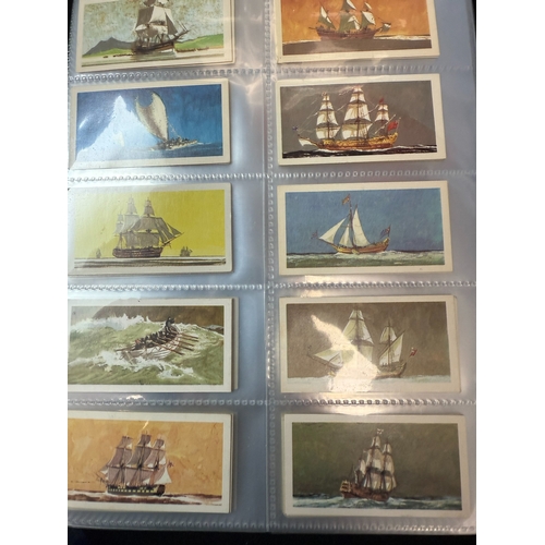 396E - Three Albums Containing Various Complete Brooke Bond Tea Card Sets including Space Themed Cards . Ap... 